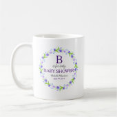 Monogram B ist für Babydusche geeignet Kaffeetasse (Links)