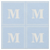 Monogram Baby Blue Stoff (Nahaufnahme)