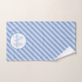 Monogram Baby Boy Blue Handtuch (Handtuch)
