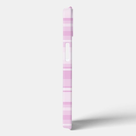 Monogram Baby Pink Streifen Case-Mate iPhone Gehäu Case-Mate iPhone Hülle (Rückseite / Rechts)