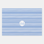 Monogram Baby Shower, Neugeborenes Baby Es ist ein Geschenkpapier Set (Vorderseite 3)