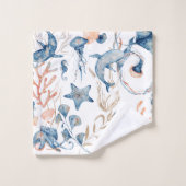 Monogram Badhandtuch Set (Waschlappen)