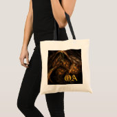 Monogram Bag Mother Earth Abstrakt Art Tragetasche (Vorderseite (Produkt))