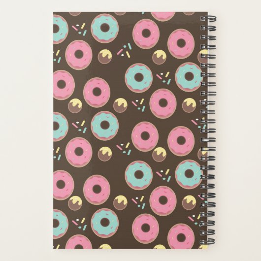 Monogram Bakery Donut Mattiert Sprinkles Mix Planer (Rückseite)