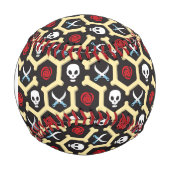 Monogram Bandit Theme-Muster Baseball (Vorderseite)