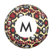 Monogram Bandit Theme-Muster Baseball (Vorderseite Links)