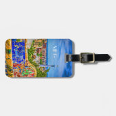 Monogram Barcelona Parc Guell Europe Foto Modern Gepäckanhänger (Vorderseite horizontal)