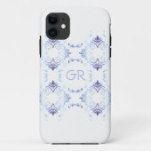 Monogram.Baroque Element Case-Mate iPhone Hülle (Rückseite)