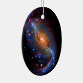 Monogram Barred Spiral Galaxy NGC 1672 Keramikornament (Rechts)