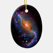 Monogram Barred Spiral Galaxy NGC 1672 Keramikornament (Hinten)