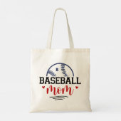 Monogram Baseball Mother-Geschenk Tragetasche (Rückseite)
