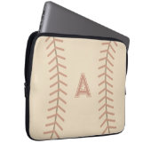 Monogram Baseball Notebook Sleeve Geschenk (Vorne Rechts)