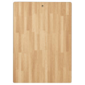 Monogram Basketball auf Basketball Court Klemmbrett (Rückseite)