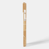 Monogram Basketball auf Basketballfeld Case-Mate iPhone Hülle (Rückseite / Links)