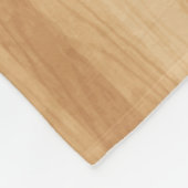 Monogram Basketball auf Basketballfeld Fleecedecke (Ecke)