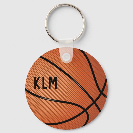 Monogram Basketball Keychain Schlüsselanhänger (Vorderseite)