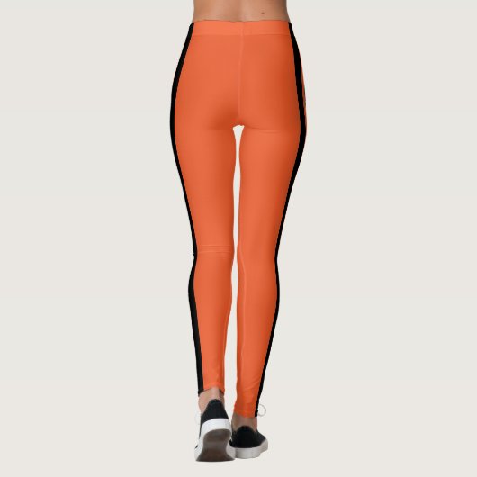 Monogram Basketball Orange Leggings (Rückseite)