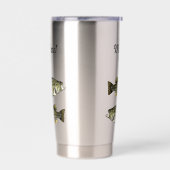 Monogram Bass Fishing Cool Sports Largemouth Thermobecher (Links)