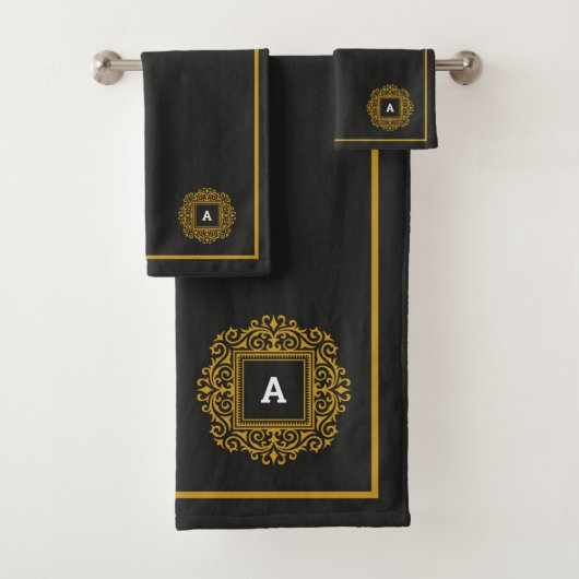 Monogram Bath Handtuch Set (Insitu)
