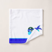 Monogram Bath Handtuch Set (Waschlappen)