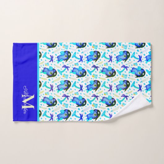 Monogram Bath Handtuch Set (Handtuch)