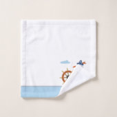 Monogram Bath Handtuch Set (Waschlappen)