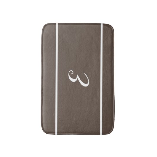 Monogram Bath Mat Badematte (Vorderseite Vertikal)