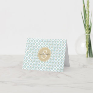 Monogram-Batik-Retro-Notecards