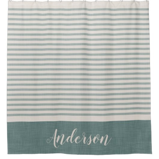 Monogram | Bauernhof Bad Duschvorhang (Vorderseite)