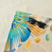 Monogram Beach Handtuch (Beispiel)