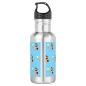 Monogram Beach Volleyball Edelstahlflasche (Rückseite)