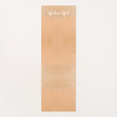 Monogram Beach Yogamatte (Vorderseite)