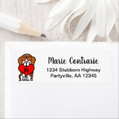 Monogram Beagle Cartoon-Adresse (Insitu)