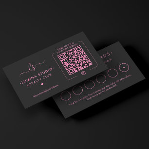 Monogram Beauty Specialist Pink Black Belohnungen Treuekarte