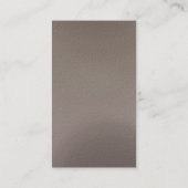 Monogram Beige Consultant-Visitenkarte Visitenkarte (Rückseite)