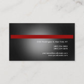 Monogram Beruflich Consultant-Visitenkarte Visitenkarte (Rückseite)