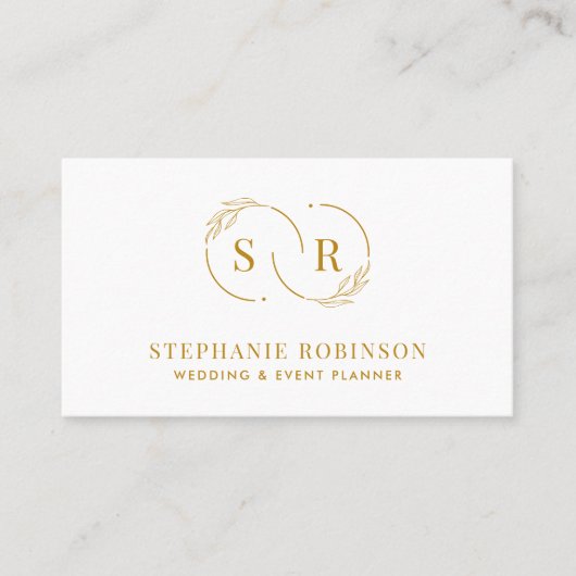 Monogram, Beruflich Visitenkarte (Vorderseite)