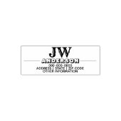 Monogram berufliche Schülerschulermutter Permastempel (Design)