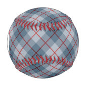 Monogram Bias Kariert Blue Red Stripe Baseball (Vorderseite)