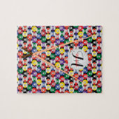 Monogram Billard Pool Ball Muster Puzzle (Horizontal)
