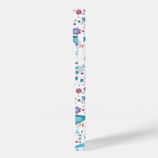 Monogram Bird-Muster Case-Mate iPhone Hülle (Rückseite / Links)