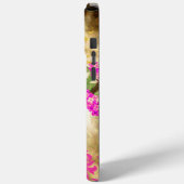 Monogram Birdcage Bird Damask Floral Case-Mate iPhone Hülle (Rückseite / Links)