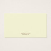 Monogram Birds Gastgeschenk Hochzeit Tags - Latte (Rückseite)