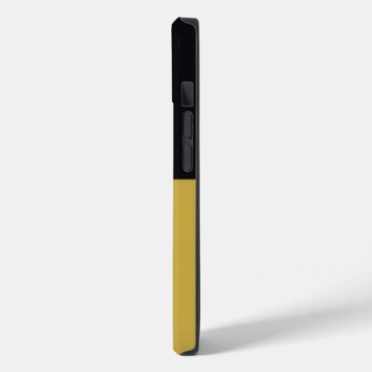 Monogram Black Gold & Girly Hübsch Case-Mate iPhone Hülle (Rückseite / Links)