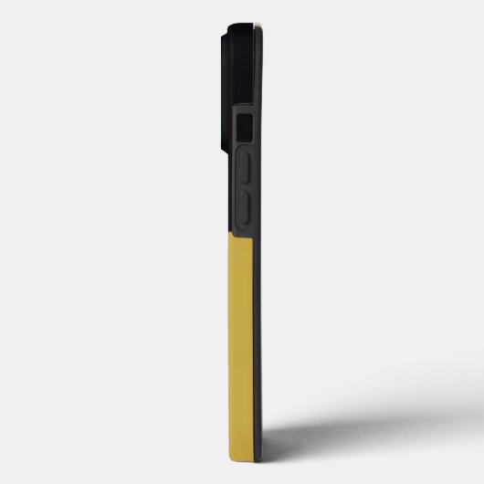 Monogram Black Gold & Girly Hübsch Case-Mate iPhone Hülle (Rückseite / Links)