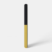 Monogram Black Gold & Girly Hübsch Samsung Galaxy Hülle (Linke Seite)