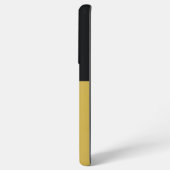 Monogram Black Gold & Girly Hübsch Samsung Galaxy Hülle (Rückseite (Horizontal))