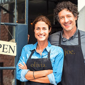 Monogram Black Gold Modern Einfach seinen Namen Schürze