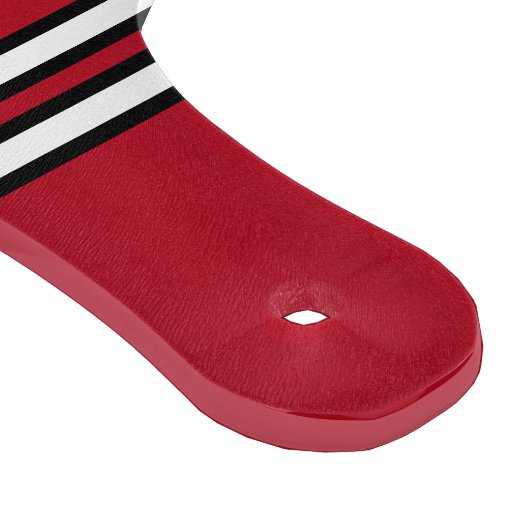 Monogram Black Red White Crab Nautic Cutting Schneidebrett (Ecke)