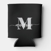 Monogram Black Silver Personal Dosenkühler (Vorderseite)